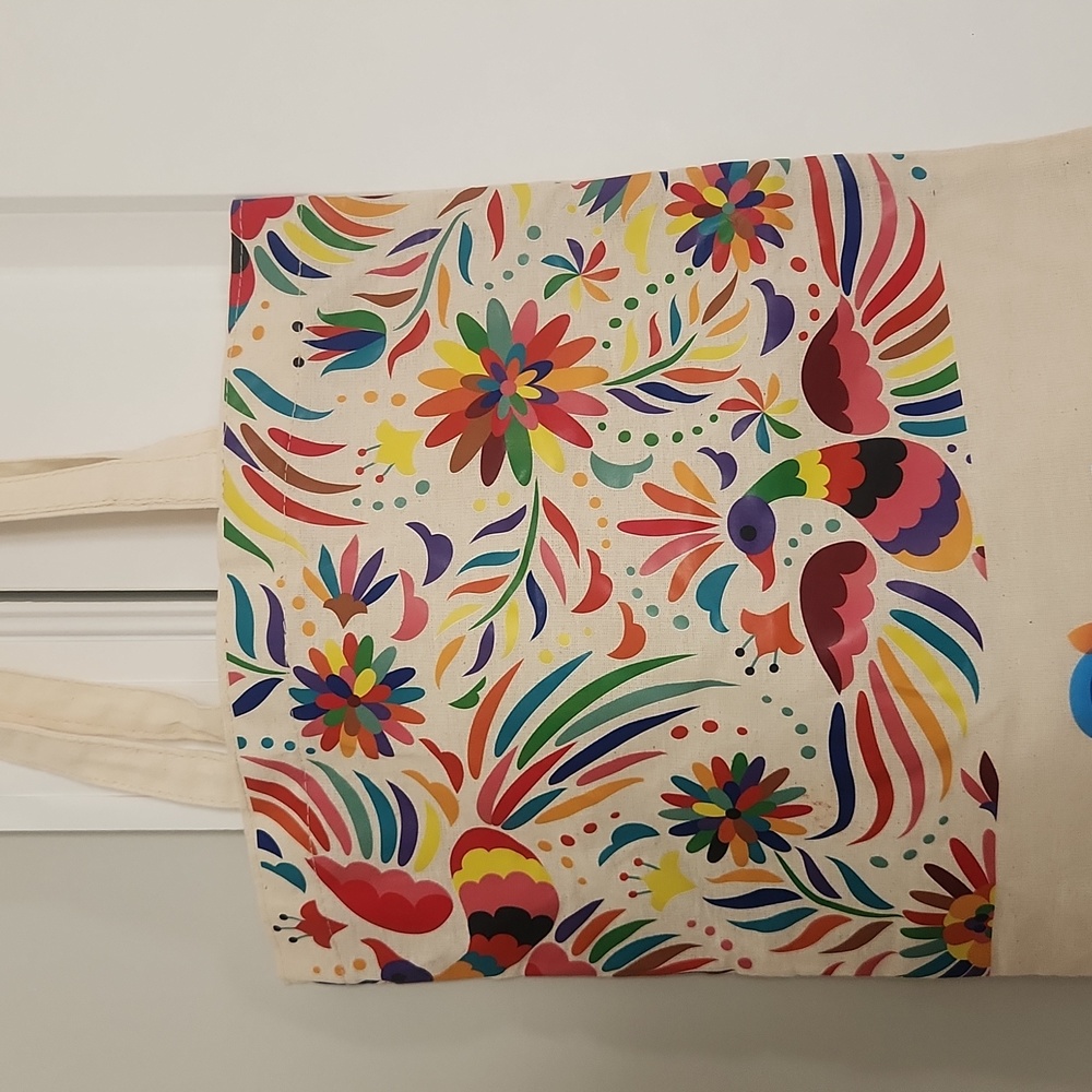 Peacock Canvas Tote Bag New